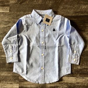 Janie and Jack Oxford Button Down Shirt